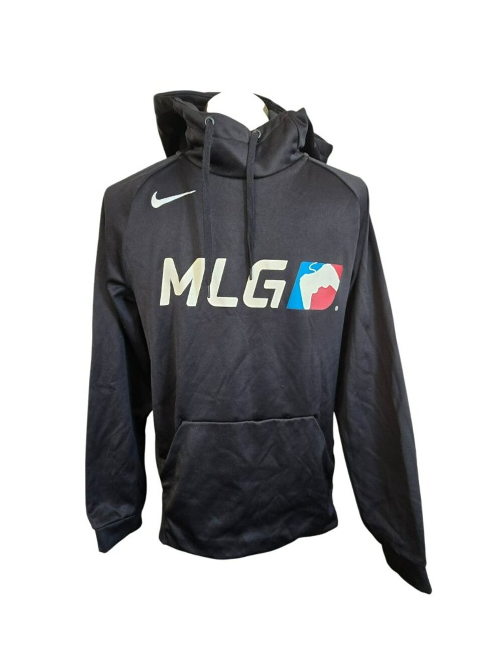 Nike MLG Black Pullover Hoodie Pocket Drawstring Hood Mens Size S JJ4347